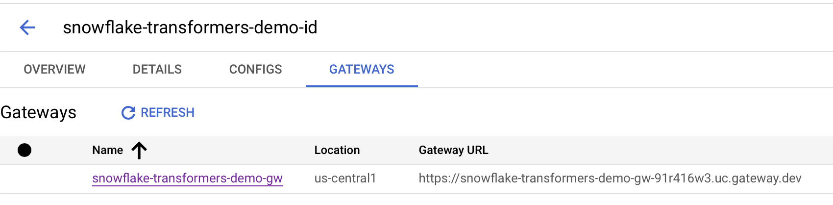 GCP Gateway