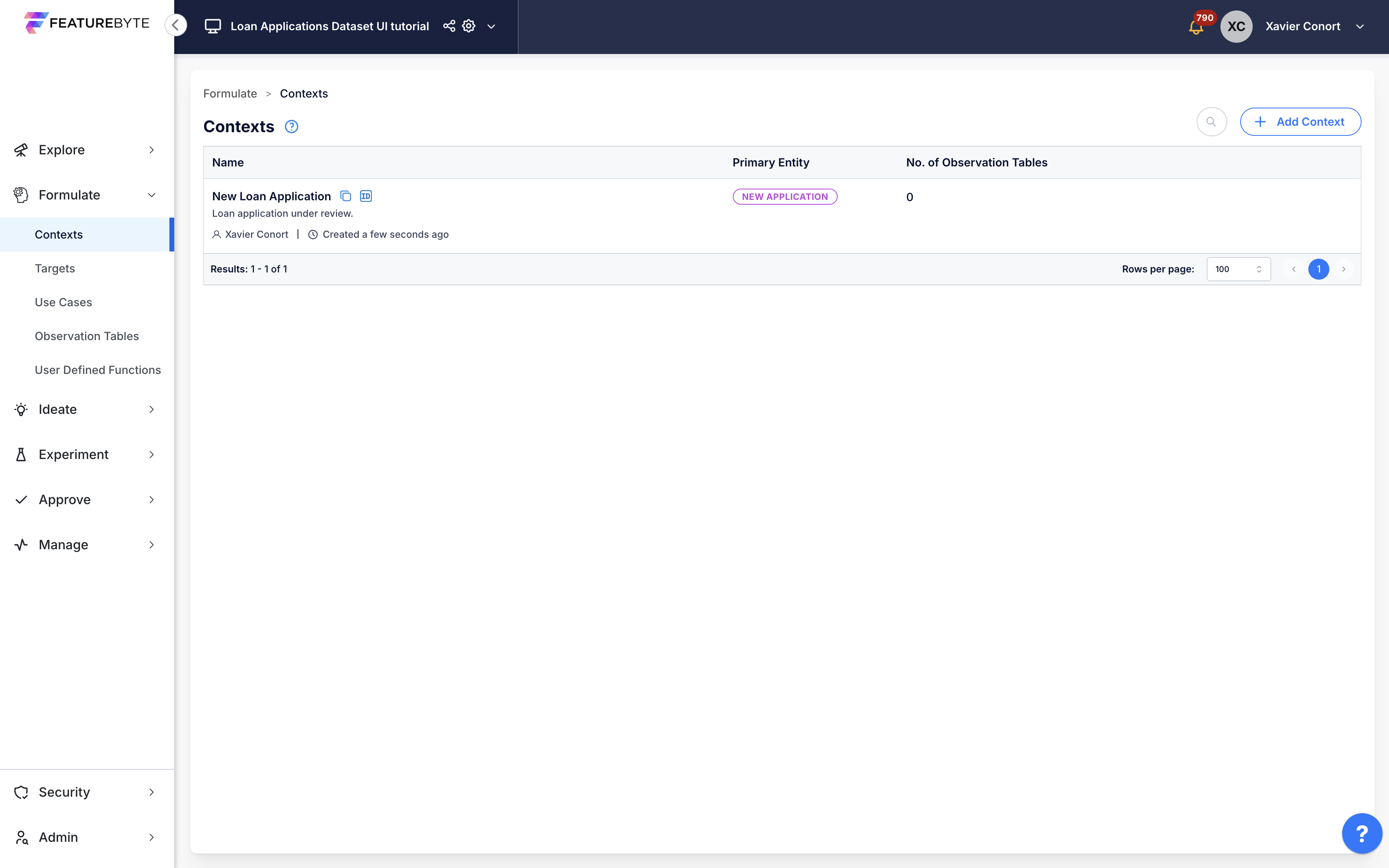 Context Catalog