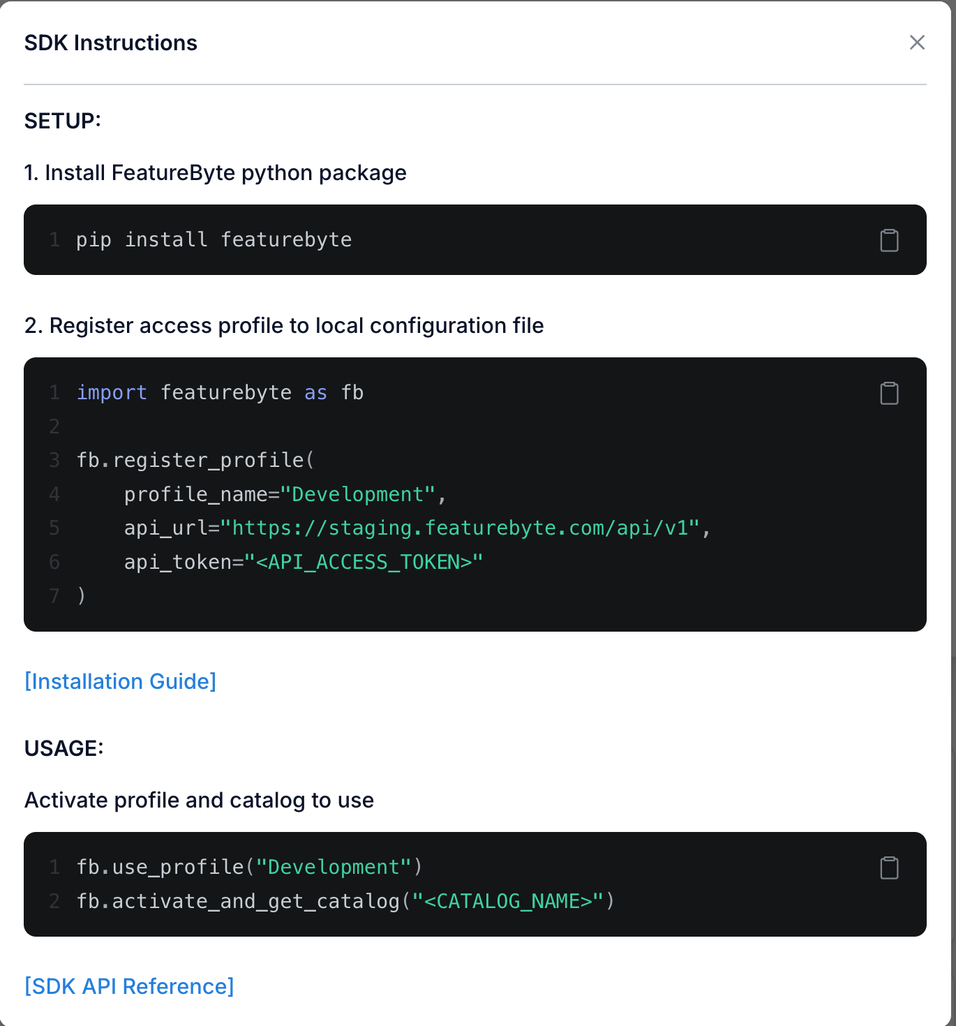 API Key Instructions
